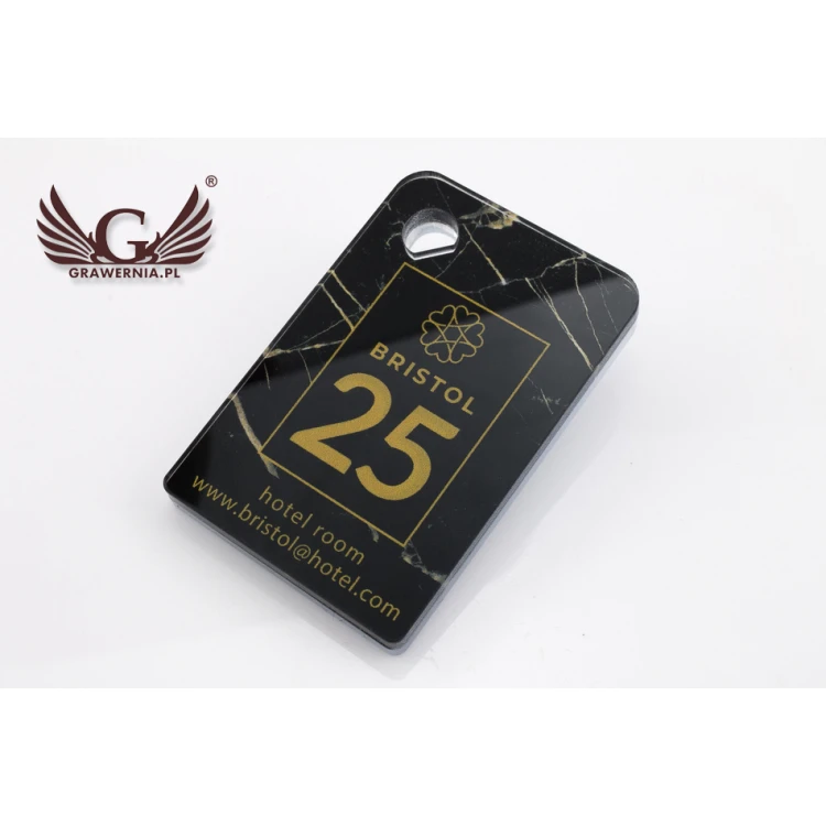 Brelok hotelowy Cameo - kolorowy druk UV - BP59