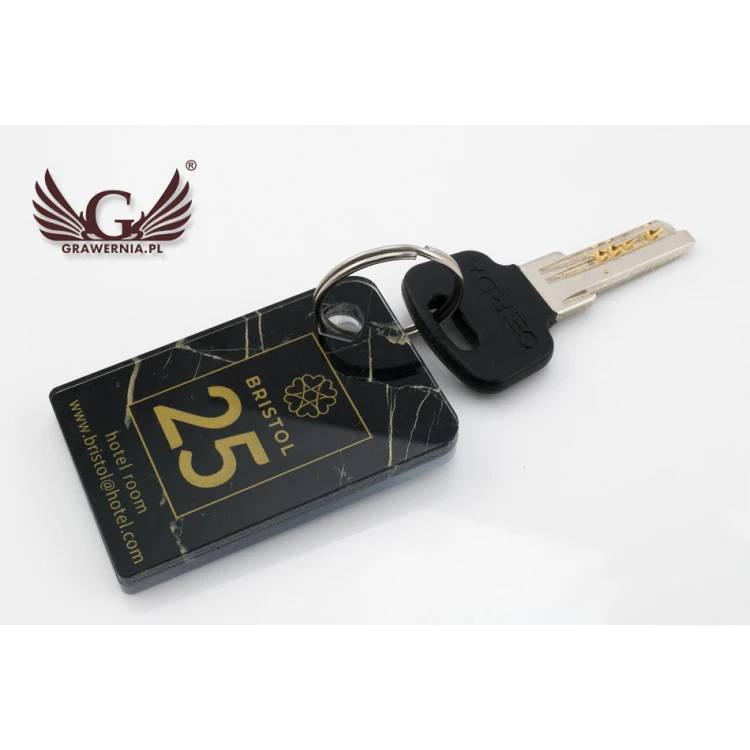 Brelok hotelowy Cameo - kolorowy druk UV - BP59