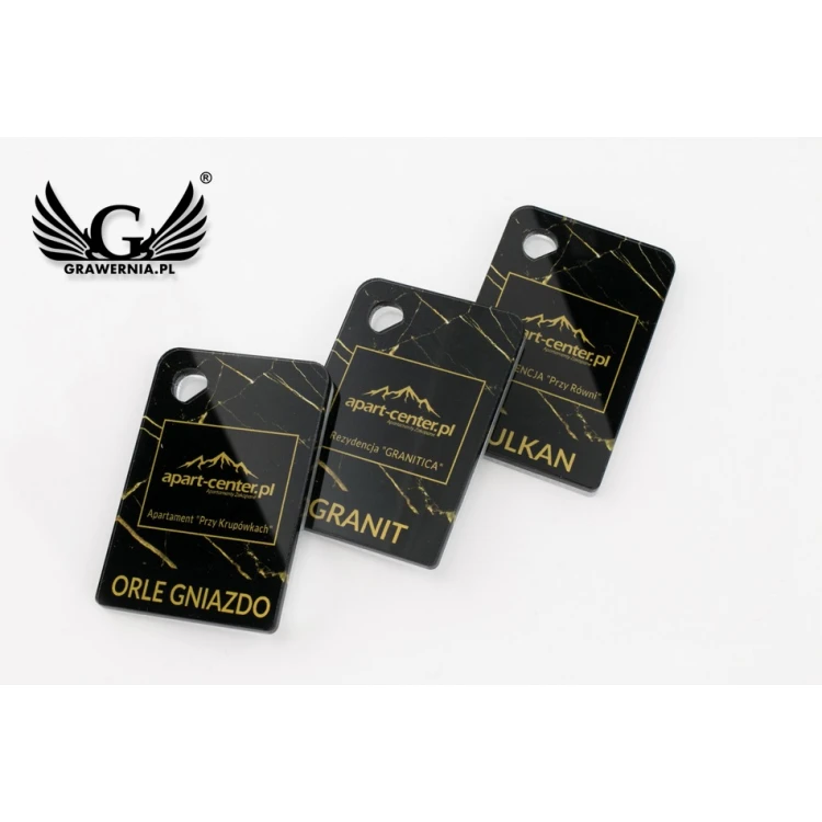 Brelok hotelowy Cameo - kolorowy druk UV - BP59