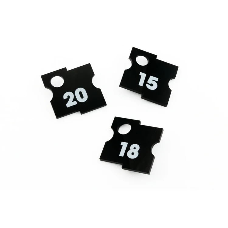 Breloki akrylowe - NOA - wymiary: 40x40mm - druk UV - BA034