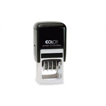 Datownik kwadratowy Colop Printer Q24 - wym odbicia: 24x24mm - data cyfrowa - COL088