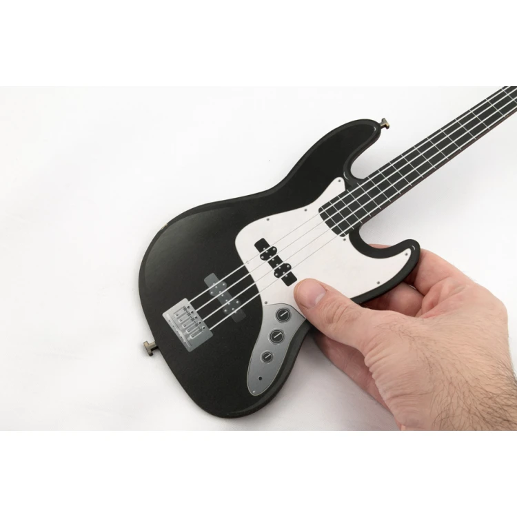Dekoracyjna gitara basowa - kolorowy druk UV - DEK002