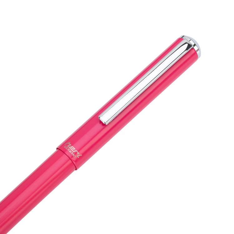 Długopis z pieczątką HERI Classic 3104 - różowy w etui - HER020