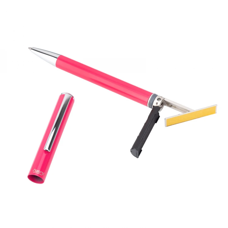 Długopis z pieczątką HERI Classic 3104 - różowy w etui - HER020