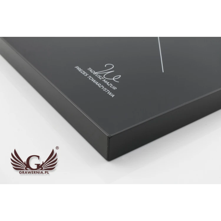 Dyplom uznania exclusive graphite - wymiary: 400x300mm - DUV031