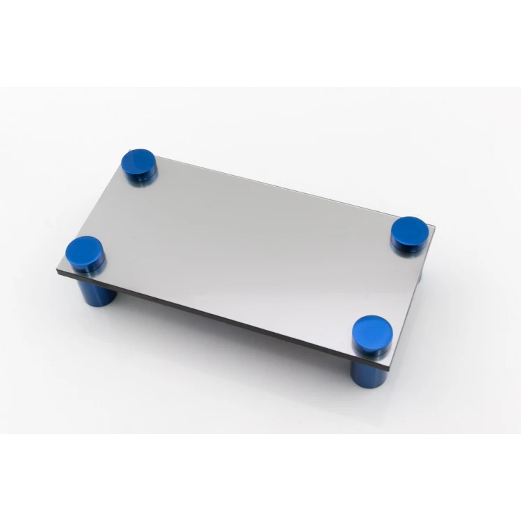 Dystans aluminiowy do szyldów i tabliczek - niebieski - średnica 13mm - DDS030