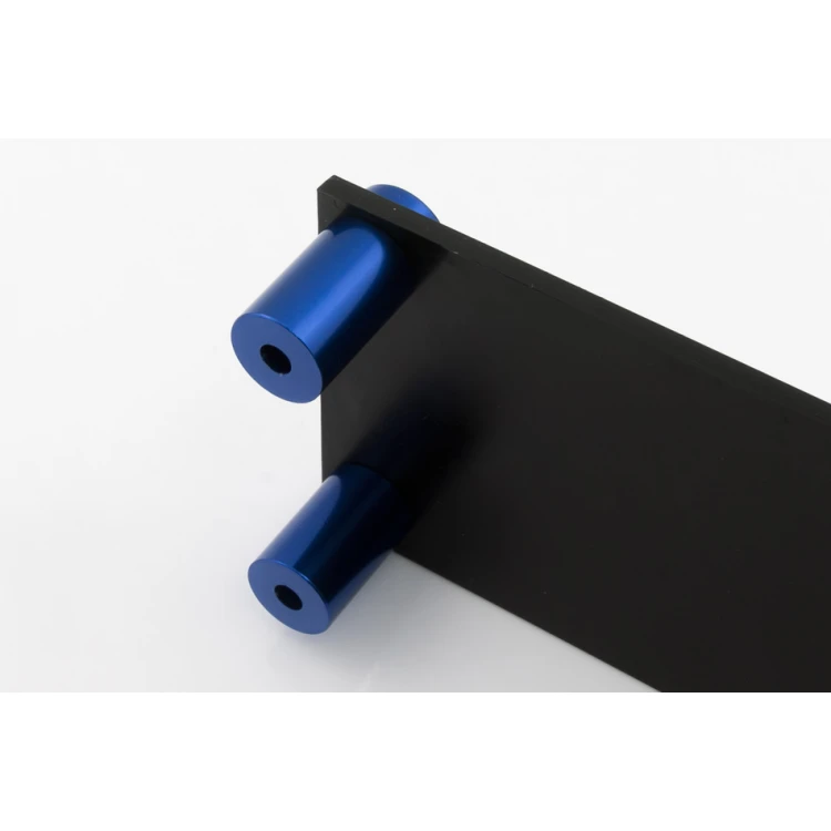 Dystans aluminiowy do szyldów i tabliczek - niebieski - średnica 13mm - DDS030