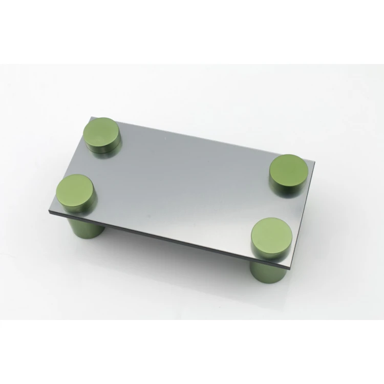 Dystans aluminiowy do szyldów i tabliczek - zielony - średnica 19mm - DDS021