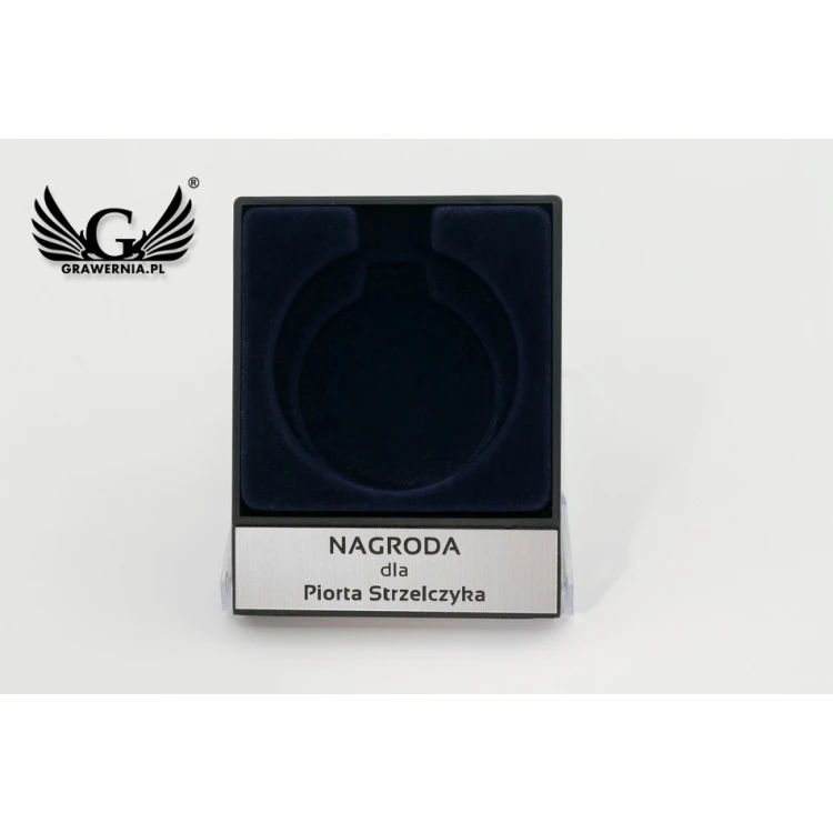 Etui uniwersalne na medal o średnicy 40 lub 50mm - ciemnogranatowe - ET024