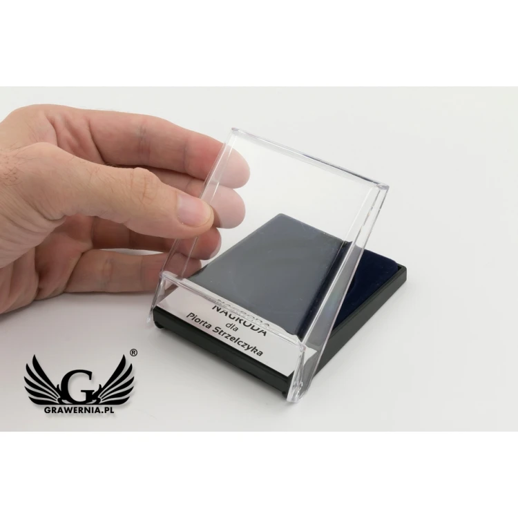 Etui uniwersalne na medal o średnicy 40 lub 50mm - ciemnogranatowe - ET024