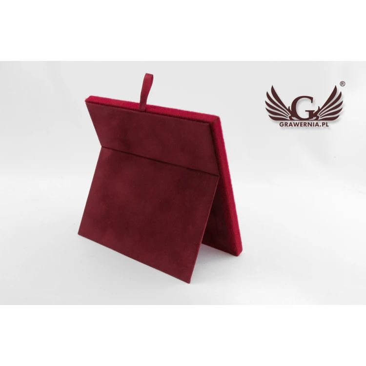 Etui exclusive na medal o średnicy 100mm - bordowe - ET020