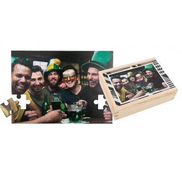 Fotopuzzle drewniane czyli puzzle z twoim zdjęciem - cyfrowy druk UV - wymiar 289x206mm - PZD004
