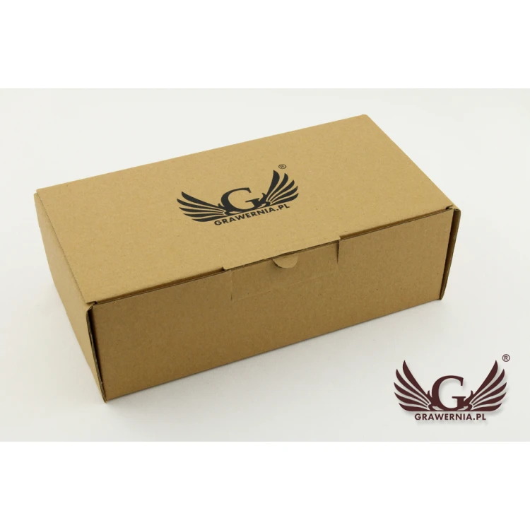 Mucha z drewna identyfikator - kolorowy druk UV - MDR008