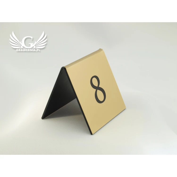 Numeracja na stoliki - wzór NS004 GOLD