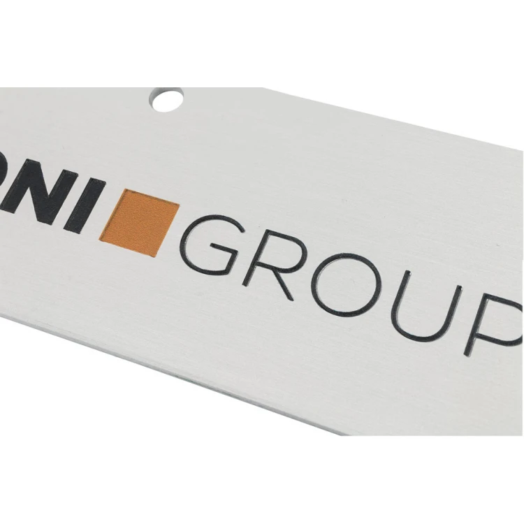 Panel czołowy do maszyn - srebrne aluminium anodowane - grubość: 2mm - PCZ025
