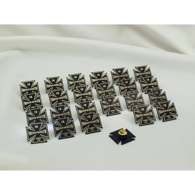 Przypinki/Pinsy mini z Twoim logo - grawer laserem - PS011