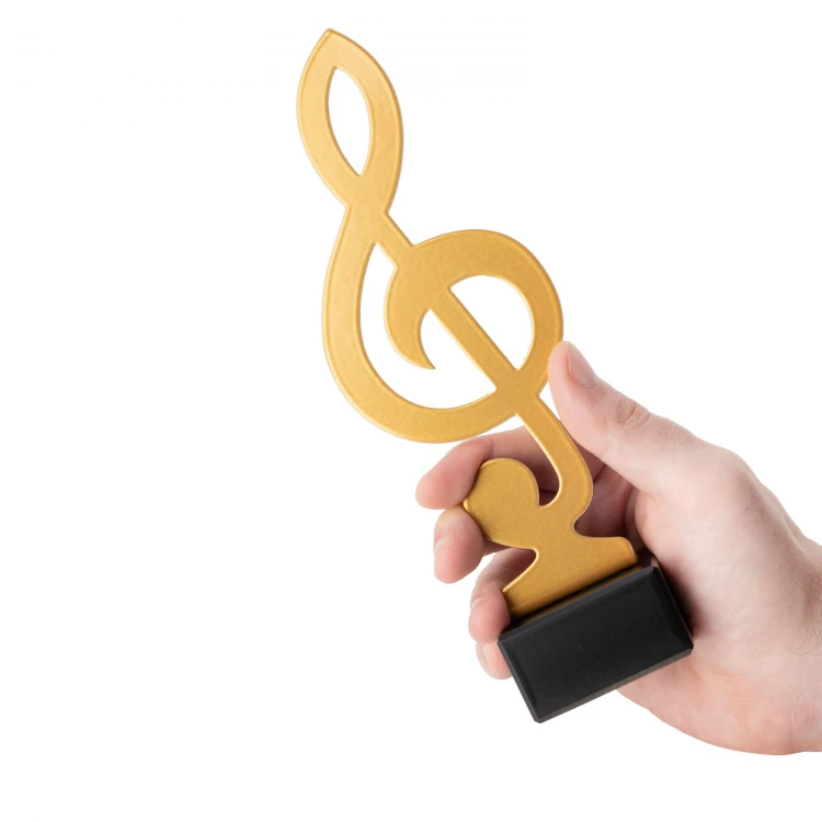 Statuetka metalowa dla muzyka - wys. 210mm - SML007