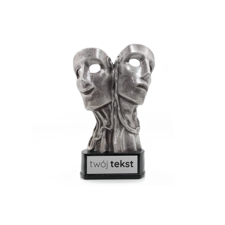 Statuetka Teatr 2 - atrakcyjna figurka odlewana - wysokość 19cm - FOL062