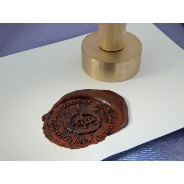 Stempel do laku z mosiądzu 38mm