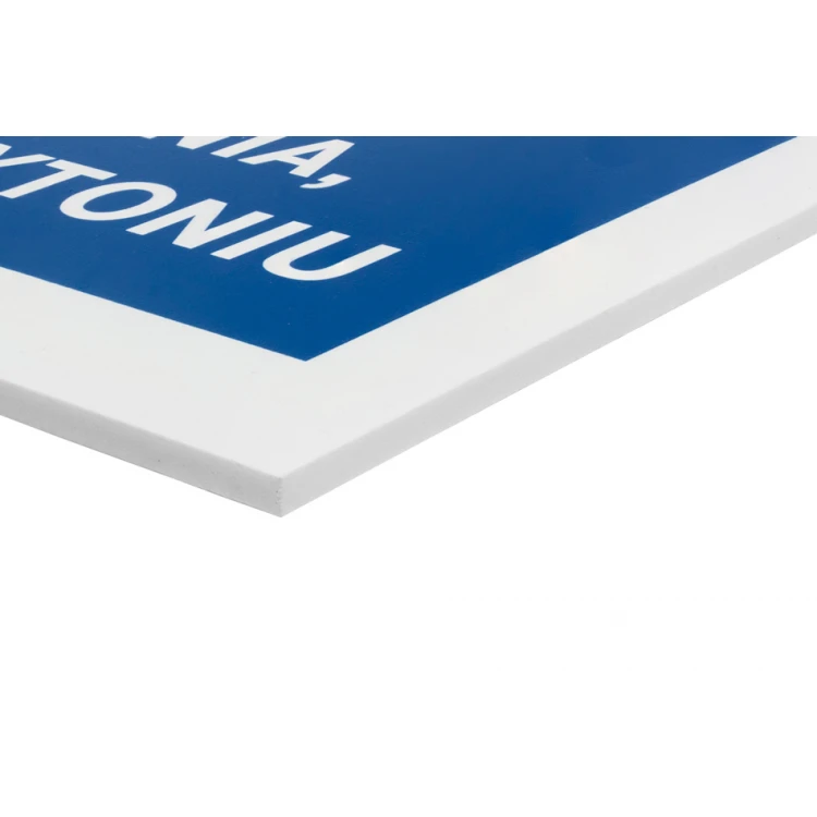 Szyld z  PVC z nadrukiem UV - wym. 785x390mm  - SZUV023