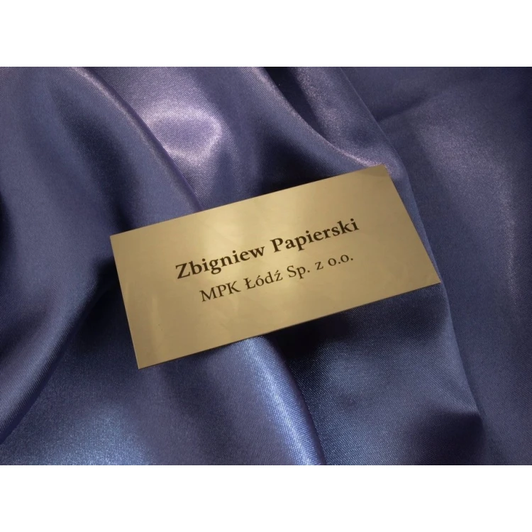 Tabliczka mosiężna z dowolną treścią - M009 - wym. 80x40mm