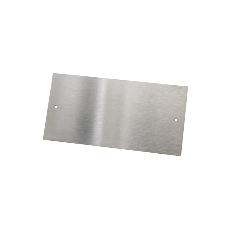 Tabliczka stalowa z dowolnym grawerem - wym. 100x50x1mm - TS040