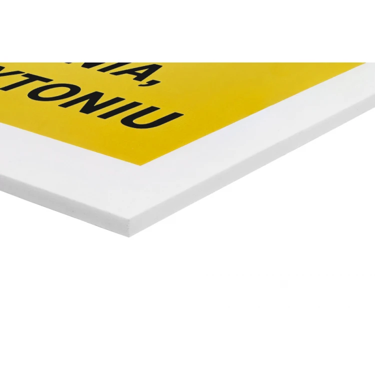 Uwaga wirujące elementy - wym. 150x150mm - PVC - kolorowy druk UV - BHP024