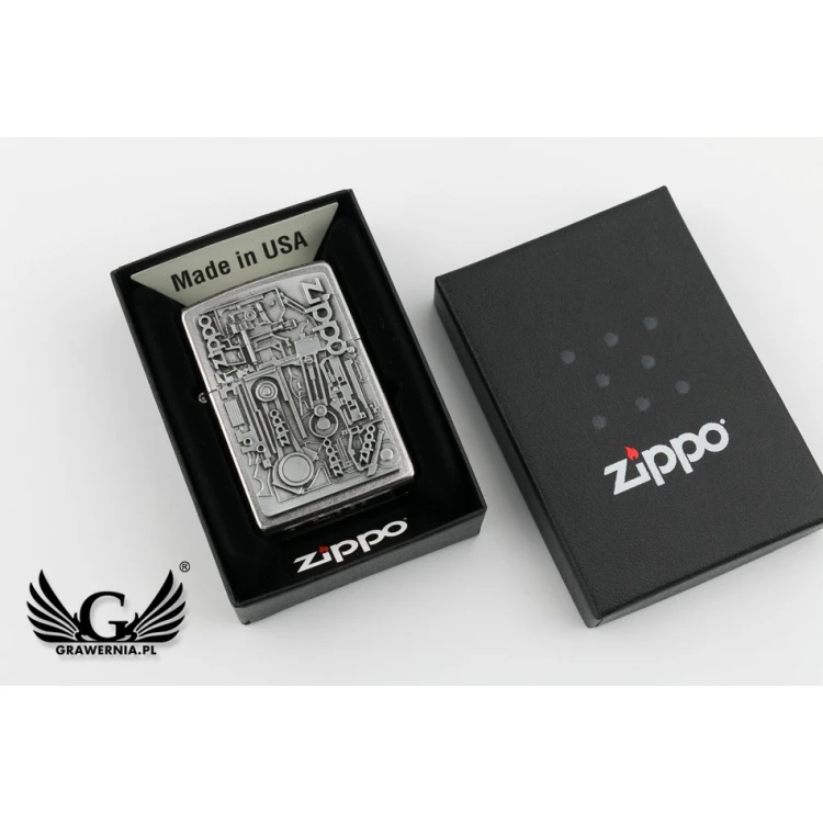 Zapalniczka ZIPPO Maszyna Street Chrome - ZIP046