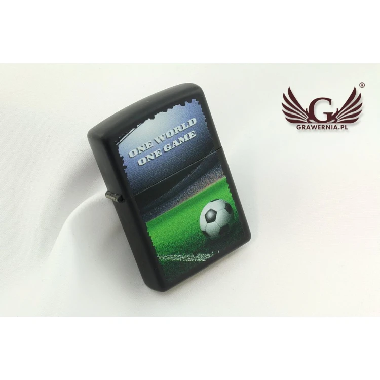 Zapalniczka Zippo One World One Game Black Matte - ZIP018