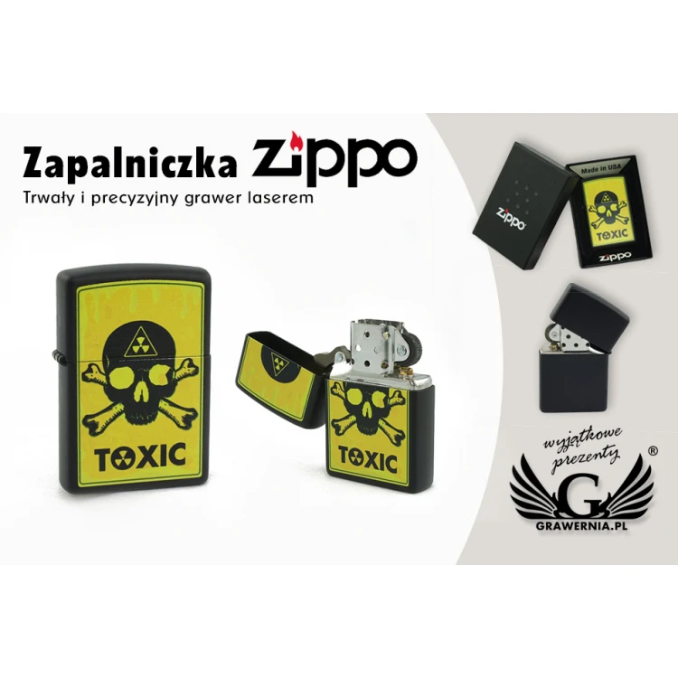 Zapalniczka ZIPPO Toxic Black - ZIP026