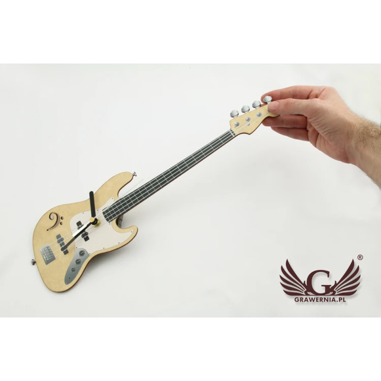 Zegar basisty - Gitara Basowa - kolorowy druk UV - ZEG010
