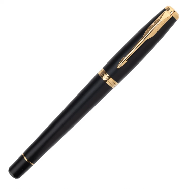 Zestaw Parker URBAN Muted Black GT pióro wieczne i długopis z etui - PAR123-DUO-SWPAG